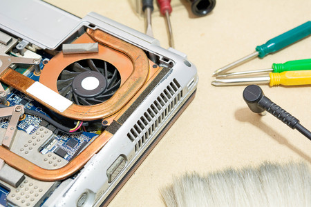 Repair computer notebook, Repair laptop computerの写真素材