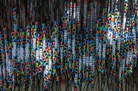 handmade bracelets with namesの写真素材
