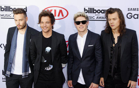 One Direction at the 2015 Billboard Music Awards held at the MGM Garden Arena in Las Vegas, USA on...
