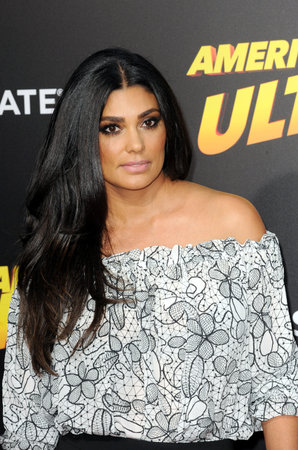 LOS ANGELES, CA - AUGUST 18, 2015: Rachel Roy at the Los Angeles premiere of 'American Ultra' held at the Ace Theater Downtown LA in Los Angeles, USA on August 18, 2015.のeditorial素材