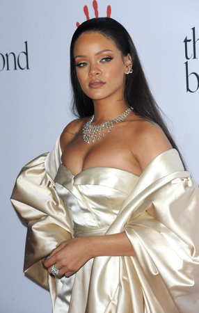 Rihanna at the 2nd Annual Diamond Ball held at the Barker Hanger in Santa Monica, USA on December 10, 2015.のeditorial素材