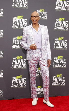 RuPaul at the 2013 MTV Movie Awards held at the Sony Pictures Studios in Los Angeles, USA on April 14, 2013.のeditorial素材