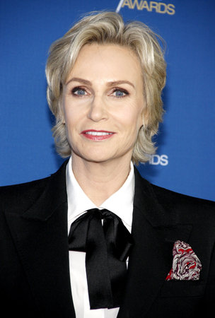 Jane Lynch at the 66th Annual Directors Guild Of America Awards held at the Hyatt Regency Century Plaza Hotel in Los Angeles on January 25, 2014 in Los Angeles, California.のeditorial素材