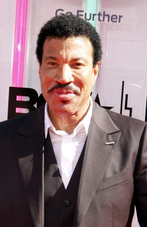 Lionel Richie at the 2014 BET Awards held at the Nokia Theatre L.A. Live in Los Angeles, USA on June 29, 2014.のeditorial素材
