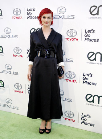 Alison Sudol at the 2014 Environmental Media Awards held at the Warner Bros. Studios Lot in Los Angeles, USA on October 18, 2014.のeditorial素材