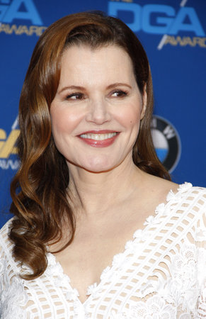 Geena Davis at the 68th Annual Directors Guild Of America Awards held at the Hyatt Regency Century Plaza in Los Angeles, USA on February 6, 2016.のeditorial素材