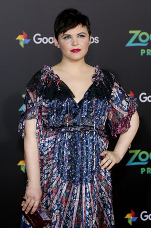 Ginnifer Goodwin at the Los Angeles premiere of 'Zootopia' held at the El Capitan Theater in Hollywood, USA on February 17, 2016.のeditorial素材