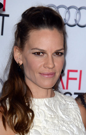 Hilary Swank at the AFI FEST 2014 Gala Premiere of 'The Homesman' held at the Dolby Theatre in Los Angeles, USA on November 11, 2014.のeditorial素材