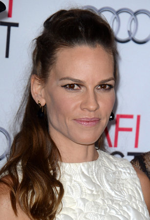 Hilary Swank at the AFI FEST 2014 Gala Premiere of 'The Homesman' held at the Dolby Theatre in Los Angeles, USA on November 11, 2014.のeditorial素材