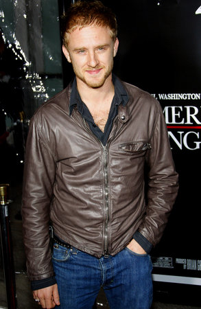 Ben Foster attends the Los Angeles Premiere of "American Gangster" held at the ArcLight Cinemas in Hollywood, California, United States on October 29, 2007.のeditorial素材