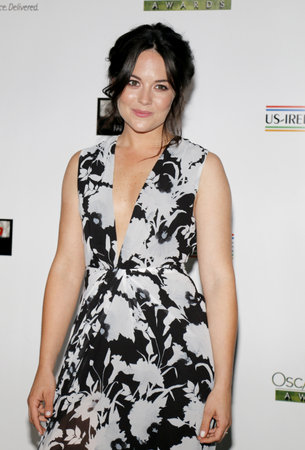 Sarah Greene at the 2016 Oscar Wilde Awards held at the Bad Robot in Santa Monica, USA on February 25, 2016.のeditorial素材