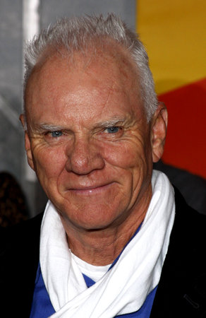 Malcolm MacDowell at the Los Angeles premiere of 'Bolt' held at the El Capitan Theatre in Hollywood on November 17, 2008.のeditorial素材