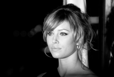 HOLLYWOOD, CA - DECEMBER 07, 2004: Jessica Biel at the Los Angeles premiere of 'Blade: Trinity' held at the Grauman's Chinese Theater in Hollywood, USA on December 7, 2004.のeditorial素材