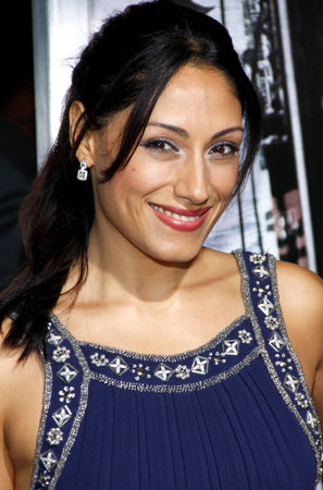 Tehmina Sunny at the Los Angeles premiere of "Captain Phillips" held at the Academy of Motion Picture Arts and Sciences in Beverly Hills, USA on September 30, 2013.のeditorial素材