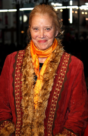 Sally Kirkland attends the Los Angeles Premiere of "10.000 BC" held at the Grauman's Chinese Theater in Hollywood, California, United States on March 5, 2008.のeditorial素材