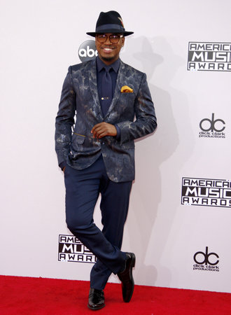 Ne-Yo at the 2014 American Music Awards held at the Nokia Theatre L.A. Live in Los Angeles on November 23, 2014 in Los Angeles, California.のeditorial素材