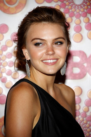 Aimee Teegarden at the 2011 HBO's Post Emmy Awards Reception held at the Pacific Design Center in West Hollywood on September 18, 2011.のeditorial素材