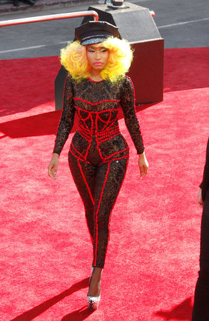 Nicki Minaj at the 2012 MTV Video Music Awards held at the Staples Center in Los Angeles, United States on September 6, 2012.のeditorial素材
