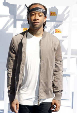 Ty Dolla Sign at the 2015 MTV Movie Awards held at the Nokia Theatre L.A. Live in Los Angeles, USA on April 12, 2015.のeditorial素材