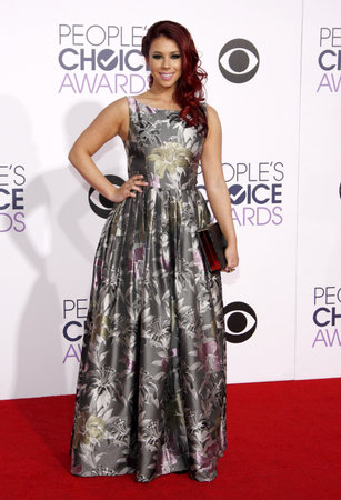 Jillian Rose Reed at the 41st Annual People's Choice Awards held at the Nokia L.A. Live Theatre in Los Angeles on January 7, 2015.のeditorial素材