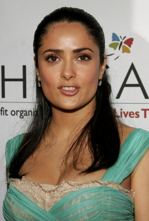 Salma Hayek at the Chrysalis' 5th Annual Butterfly Ball held at the Italian Villa Carla & Fred Sands in Bel Air, USA on June 10, 2006.のeditorial素材