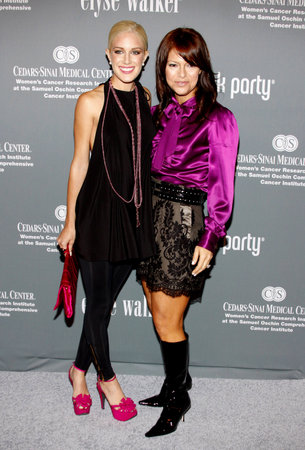 Heidi Montag and Elyse Walker at the 4th Annual Pink Party held at the Hangar 8 in Santa Monica on September 13, 2008.のeditorial素材