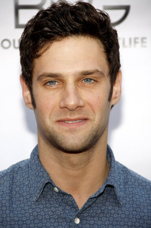 Justin Bartha at the Los Angeles premiere of "CBGB" held at the ArcLight Cinemas in Hollywood, USA on October 1, 2013.のeditorial素材