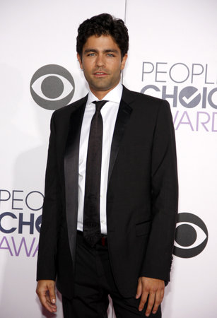 Adrian Grenier at the 41st Annual People's Choice Awards held at the Nokia L.A. Live Theatre in Los Angeles on January 7, 2015.のeditorial素材
