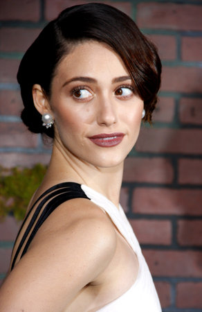 Emmy Rossum at the Los Angeles premiere of 'Beautiful Creatures' held at the TCL Chinese Theater in Hollywood on February 6, 2013 in Los Angeles, California.のeditorial素材
