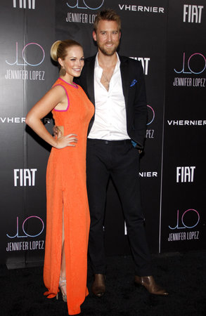 Cassie McConnell Kelley and Charles Kelley at the Fiat Presents Jennifer Lopez's Official American Music Awards After Party held at the Greystone Manor Supperclub in West Hollywood on November 20, 2011.のeditorial素材