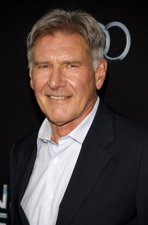 Harrison Ford at the Los Angeles premiere of "Ender's Game" held at the TCL Chinese Theatre in Hollywood, USA on October 28, 2013.のeditorial素材