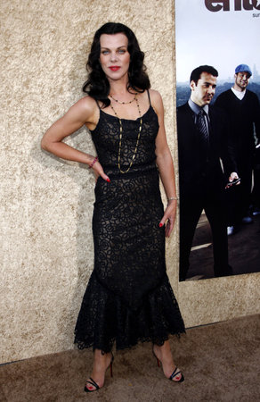 Debi Mazar at the HBO's 'Entourage' Season 7 Premiere held at the Paramount Studios lot in Hollywood on June 16, 2010.のeditorial素材