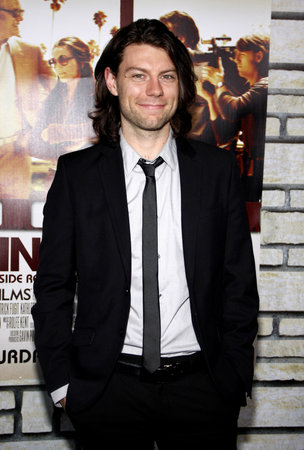 Patrick Fugit at the HBO's 'Cinema Verite' Los Angeles Premiere held at the Paramount Studios Lot in Hollywood on April 11, 2011.のeditorial素材