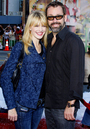 Kathryn Morris and David Barrett at the Los Angeles premiere of 'Fred Clause' held at the Grauman's Chinese Theater in Hollywood on November 3, 2007.のeditorial素材