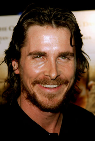 Christian Bale at the Los Angeles Premiere of "Harsh Times" held at the Crest Theater in Westwood, USA on November 5, 2006.のeditorial素材