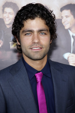 Adrian Grenier at the HBO's 'Entourage' season 6 premiere held at the Paramount Studios Lot in Hollywood, USA on July 9, 2009.のeditorial素材