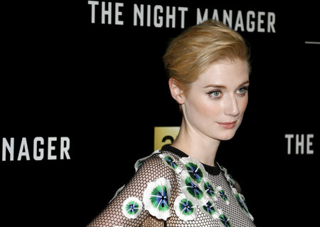 Elizabeth Debicki at the Los Angeles premiere of AMC's 'The Night Manager' held at the DGA Theater in Hollywood, USA on April 5, 2016.のeditorial素材