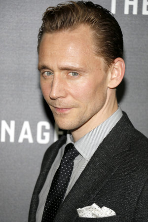 Tom Hiddleston at the Los Angeles premiere of AMC's 'The Night Manager' held at the DGA Theater in Hollywood, USA on April 5, 2016.のeditorial素材