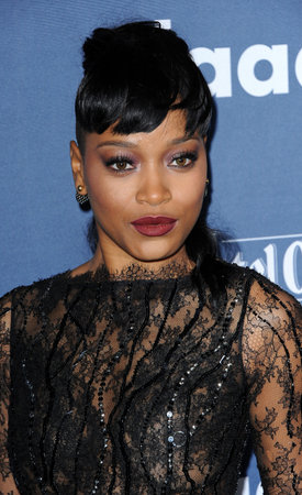 Keke Palmer at the 27th Annual GLAAD Media Awards held at the Beverly Hilton Hotel in Beverly Hills, USA on April 2, 2016.のeditorial素材