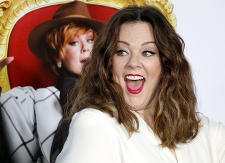 Melissa McCarthy at the Los Angeles premiere of 'The Boss' held at the Regency Village Theatre in Westwood, USA on March 28, 2016.のeditorial素材