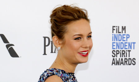 Brie Larson at the 2016 Film Independent Spirit Awards held at the Santa Monica Beach in Santa Monica, USA on February 27, 2016.のeditorial素材