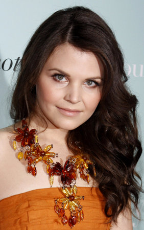 Ginnifer Goodwin at the Los Angeles premiere of 'He's Just Not That Into You' held at the Grauman's Chinese Theater in Hollywood on February 2, 2009.のeditorial素材