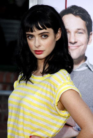 Krysten Ritter at the Los Angeles premiere of 'I Love You, Man' held at the Mann's Village Theater in Westwood on March 17, 2009.のeditorial素材