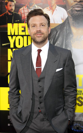 Jason Sudeikis at the Los Angeles premiere of 'Horrible Bosses' held at the Grauman's Chinese Theater in Hollywood on June 30, 2011.のeditorial素材