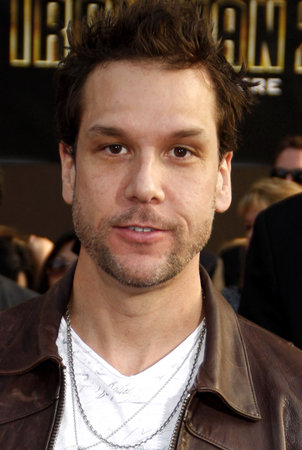 Dane Cook at the los angeles premiere of 'Iron Man 2' held at the El Capitan Theater in Hollywood on April 26, 2010.のeditorial素材