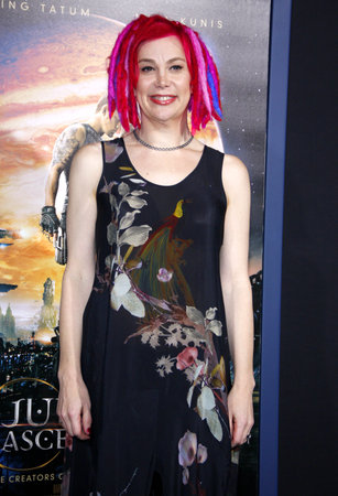 Lana Wachowski at the Los Angeles premiere of 'Jupiter Ascending' held at the TCL Chinese Theater in Hollywood on February 2, 2015.のeditorial素材