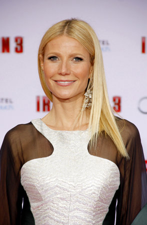 Gwyneth Paltrow at the Los Angeles premiere of "Iron Man 3" held at the El Capitan Theater in Los Angeles, USA on April 20, 2013.のeditorial素材