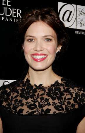 Mandy Moore at the Los Angeles Gay And Lesbian Center Homeless Youth Services Benefit held at the Sunset Tower in West Hollywood on January 23, 2012.のeditorial素材
