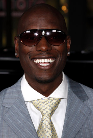 Tyrese Gibson at the Los Angeles premiere of 'Max Payne' held at the Grauman's Chinese Theater in Hollywood on October 13, 2008.のeditorial素材