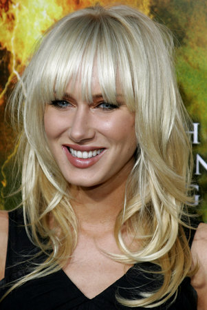 Kimberly Stewart at the Los Angeles premiere of 'The Reaping' held at the Mann Village Theater in Westwood, USA on March 29, 2007.のeditorial素材